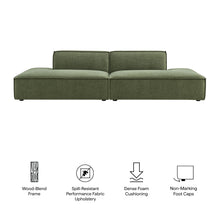 Load image into Gallery viewer, Restore 2-Piece Performance Fabric Upholstered Modular Loveseat by Modway
