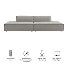 Load image into Gallery viewer, Restore 2-Piece Performance Fabric Upholstered Modular Loveseat by Modway
