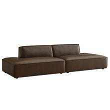 Load image into Gallery viewer, Restore 2-Piece Vegan Leather Modular Loveseat by Modway
