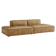 Load image into Gallery viewer, Restore 2-Piece Vegan Leather Modular Loveseat by Modway
