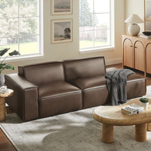 Load image into Gallery viewer, Restore 2-Piece Vegan Leather Modular Loveseat by Modway

