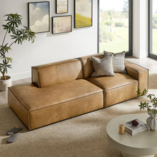 Load image into Gallery viewer, Restore 2-Piece Vegan Leather Modular Loveseat by Modway
