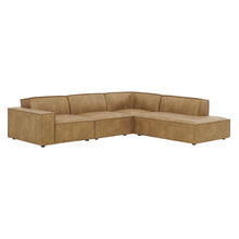 Load image into Gallery viewer, Restore 4-Piece Vegan Leather Modular L-Shaped Sofa by Modway
