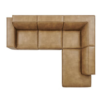 Load image into Gallery viewer, Restore 4-Piece Vegan Leather Modular L-Shaped Sofa by Modway
