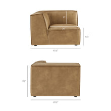 Load image into Gallery viewer, Restore 4-Piece Vegan Leather Modular L-Shaped Sofa by Modway
