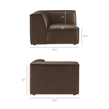 Load image into Gallery viewer, Restore 4-Piece Vegan Leather Modular L-Shaped Sofa by Modway
