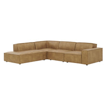 Load image into Gallery viewer, Restore 4-Piece Vegan Leather Modular L-Shaped Sofa by Modway
