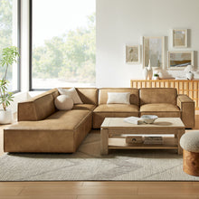 Load image into Gallery viewer, Restore 4-Piece Vegan Leather Modular L-Shaped Sofa by Modway
