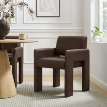Load image into Gallery viewer, Daven Vegan Leather Dining Armchair by Modway
