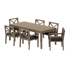 Load image into Gallery viewer, Northlake 7-Piece Outdoor Patio Teak Wood Dining Set by Modway
