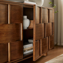 Load image into Gallery viewer, Foundry 71" Woven Design Buffet Storage Cabinet by Modway
