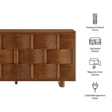 Load image into Gallery viewer, Foundry 71" Woven Design Buffet Storage Cabinet by Modway
