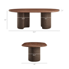 Load image into Gallery viewer, Enric 84 Inch Mango Wood Oval Dining Table by Modway
