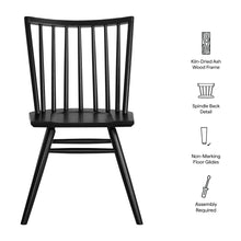 Load image into Gallery viewer, Alvar Spindle Back Dining Side Chairs Set of 2 by Modway

