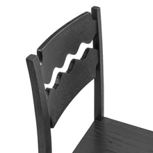 Load image into Gallery viewer, Jax Oak Wood Counter Stool With Wavy Razor Back by Modway
