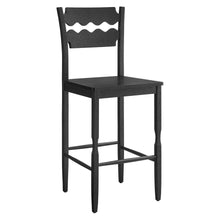 Load image into Gallery viewer, Jax Oak Wood Bar Stool With Wavy Razor Back by Modway
