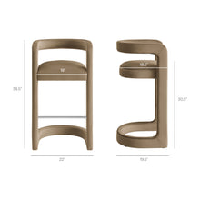 Load image into Gallery viewer, Winslow Performance Velvet Bar Stool Set of 2 by Modway
