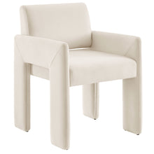Load image into Gallery viewer, Daven Stain-Resistant Performance Velvet Dining Armchair by Modway
