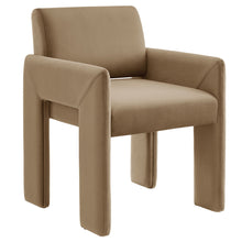 Load image into Gallery viewer, Daven Stain-Resistant Performance Velvet Dining Armchair by Modway
