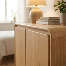 Load image into Gallery viewer, Lumo 2-Door Curved Wood Accent Cabinet by Modway
