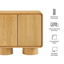 Load image into Gallery viewer, Lumo 2-Door Curved Wood Accent Cabinet by Modway
