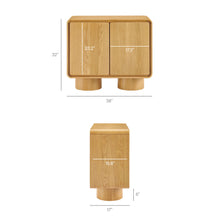 Load image into Gallery viewer, Lumo 2-Door Curved Wood Accent Cabinet by Modway
