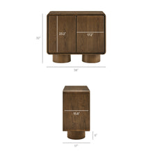 Load image into Gallery viewer, Lumo 2-Door Curved Wood Accent Cabinet by Modway
