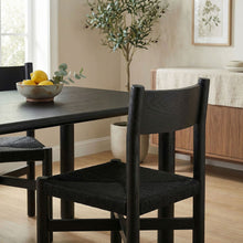 Load image into Gallery viewer, Alvia Oak Wood Dining Side Chair With Woven Seat by Modway
