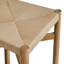 Load image into Gallery viewer, Alvia Oak Wood Counter Stools With Woven Seats Set of 2 by Modway
