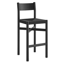 Load image into Gallery viewer, Alvia Oak Wood Bar Stools With Woven Seats Set of 2 by Modway
