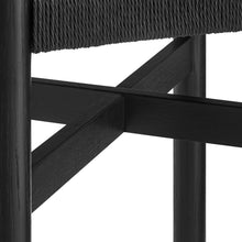 Load image into Gallery viewer, Alvia Oak Wood Bar Stools With Woven Seats Set of 2 by Modway

