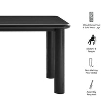 Load image into Gallery viewer, Alvia 72" Rectangular Oak Wood Dining Table by Modway
