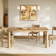 Load image into Gallery viewer, Alvia 72" Rectangular Oak Wood Dining Table by Modway
