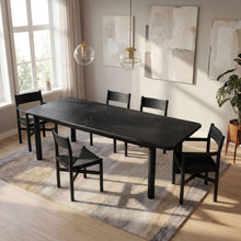 Load image into Gallery viewer, Alvia 86"-105" Extendable Rectangular Oak Wood Dining Table by Modway
