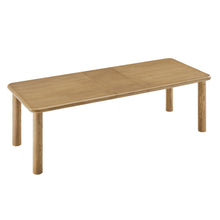 Load image into Gallery viewer, Alvia 86"-105" Extendable Rectangular Oak Wood Dining Table by Modway

