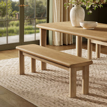 Load image into Gallery viewer, Alvia 58" Oak Wood Bench by Modway

