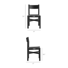 Load image into Gallery viewer, Alvia 5-Piece Oak Wood Dining Table and Chairs Set by Modway

