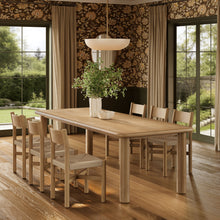 Load image into Gallery viewer, Alvia 7-Piece Oak Wood Extendable Dining Table and Chairs Set by Modway

