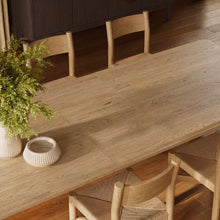 Load image into Gallery viewer, Alvia 9-Piece Oak Wood Extendable Dining Table and Chairs Set by Modway
