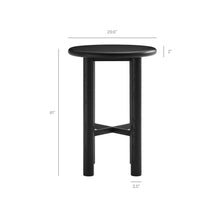 Load image into Gallery viewer, Alvia 3-Piece Round Oak Wood Bar Table With Bar Stools Set by Modway
