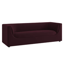Load image into Gallery viewer, Hilda 86" Curved Back Performance Velvet Sofa by Modway
