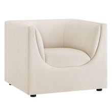 Load image into Gallery viewer, Hilda Curved Back Performance Velvet Armchair by Modway
