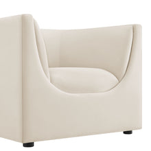 Load image into Gallery viewer, Hilda Curved Back Performance Velvet Armchair by Modway

