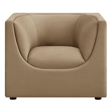 Load image into Gallery viewer, Hilda Curved Back Performance Velvet Armchair by Modway
