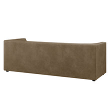 Load image into Gallery viewer, Hilda 86" Curved Back Vegan Leather Sofa by Modway
