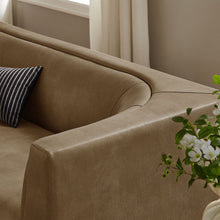 Load image into Gallery viewer, Hilda 86" Curved Back Vegan Leather Sofa by Modway
