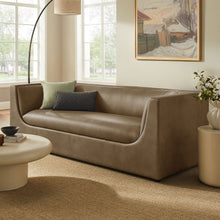 Load image into Gallery viewer, Hilda 86" Curved Back Vegan Leather Sofa by Modway
