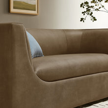 Load image into Gallery viewer, Hilda 67" Curved Back Vegan Leather Loveseat by Modway
