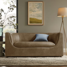 Load image into Gallery viewer, Hilda 67" Curved Back Vegan Leather Loveseat by Modway
