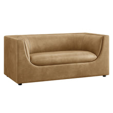 Load image into Gallery viewer, Hilda 67" Curved Back Vegan Leather Loveseat by Modway
